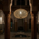 Decorative Moroccan Brass Pendant Light, Gold Ceiling Lamp, Hanging Lantern Style Fixture