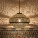 Moroccan Dome Brass Pendant Light, Handmade Lantern Pendant Lamp, Boho Pendant Chandelier, Brass Ceiling Lights for Kitchen