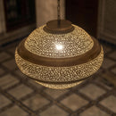 Moroccan Dome Brass Pendant Light, Handmade Lantern Pendant Lamp, Boho Pendant Chandelier, Brass Ceiling Lights for Kitchen
