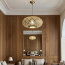 Gold Brass Pendant Light, Moroccan Hanging Ceiling Lamp, Elegant Decorative Light Fixture