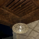 Moroccan Brass Ceiling Pendant, Gold Hanging Light, Handmade Decorative Lamp for Home