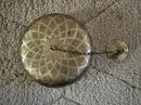 Gold Brass Pendant Light, Moroccan Hanging Ceiling Lamp, Elegant Decorative Light Fixture