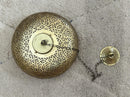 Moroccan Brass Dome Pendant Light, Handmade Gold Ceiling Light, Black and Gold Pendant Light, Large Island Hanging Fixture