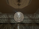 Moroccan Brass Pendant Light, Gold Ceiling Lamp, Boho Ceiling Light, Arabesque Filigree Pendant, Brass Pendant Shade