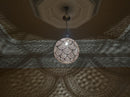 Moroccan Brass Pendant Light, Arabesque Filigree Pendant, Boho Ceiling Light, Gold Ceiling Lamp, Moroccan Pendant