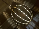 Moroccan Pendant, Brass Pendant, Boho Ceiling Light, Arabesque Pendant, Filigree Globe Pendant, Gold Ceiling Lamp