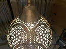 Moroccan Pendant Light, Handmade Brass Pendant, Boho Ceiling Light, Arabesque Filigree Pendant, Gold Ceiling Lamp
