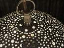 Moroccan Pendant Light, Brass Pendant, Black & Gold Boho Ceiling Light, Arabesque Filigree Pendant, Gold Ceiling Lamp