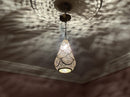Moroccan Pendant Brass Pendant Light, Teardrop Arabesque Pendant, Filigree Pendant, Boho Ceiling Light, Gold Ceiling Lamp
