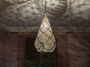 Moroccan Pendant Brass Pendant Light, Teardrop Arabesque Pendant, Filigree Pendant, Boho Ceiling Light, Gold Ceiling Lamp