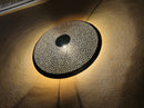 Moroccan Brass Wall Lamp, Hand Pierced Round Sconce, Solid Brass Light, Antique Outdoor Wall Lamp, Brass Pendant Light, Boho Lamp