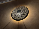 Moroccan Brass Wall Sconce, Round Perforated Pendant Light, Art Deco Antique Brass Wall Light, Bathroom Dining Lighting Fixture
