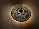 Moroccan Brass wall lamp, Round Mandala Sconce Light, Brass Wall Sconce Lighting, Bathroom Sconces, Kitchen & Outdoor Wall Lights