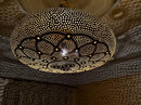 Handcrafted Moroccan Pendant Light, Brass Ceiling Lamp, Gold Hanging Light for Living Room