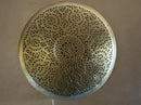Moroccan Brass Mandala Pendant Light, Laser Cut Arabesque Boho Ceiling Lamp