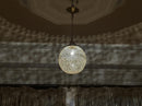 Moroccan Globe Pendant Light, Brass Pendant, Boho Ceiling Light, Arabesque Pendant, Filigree Pendant, Gold Ceiling Lamp