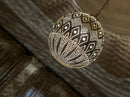 Moroccan Brass Pendant Light, Round Filigree Brass Pendant, Boho Ceiling Light, Arabesque Pendant, Gold Ceiling Lamp