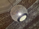 Moroccan Pendant Light, Brass Pendant, Black & Gold Boho Ceiling Light, Arabesque Filigree Pendant, Gold Ceiling Lamp