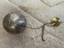Moroccan Pendant Light, Brass Pendant, Boho Ceiling Light, Arabesque Pendant, Filigree Pendant, Round Gold Ceiling Lamp