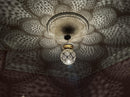 Moroccan Pendant Light, Brass Pendant Globe, Boho Ceiling Light, Arabesque Filigree Pendant, Gold Ceiling Lamp