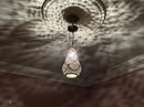 Moroccan Pendant Brass Pendant Light, Teardrop Arabesque Pendant, Filigree Pendant, Boho Ceiling Light, Gold Ceiling Lamp