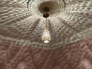 Moroccan Pendant Light, Teardrop Brass Pendant, Arabesque Filigree Pendant, Boho Ceiling Light, Gold Ceiling Lamp
