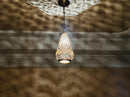 Moroccan Brass Pendant Light, Teardrop Filigree Brass Pendant, Boho Ceiling Light, Arabesque Gold Ceiling Lamp