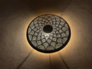 Moroccan Brass Wall Sconce, Round Perforated Pendant Light, Art Deco Antique Brass Wall Light, Bathroom Dining Lighting Fixture