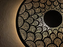 Moroccan Brass Wall Sconce, Round Perforated Pendant Light, Art Deco Antique Brass Wall Light, Bathroom Dining Lighting Fixture