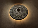 Moroccan Brass wall lamp, Round Mandala Sconce Light, Brass Wall Sconce Lighting, Bathroom Sconces, Kitchen & Outdoor Wall Lights