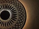 Moroccan Brass wall lamp, Round Mandala Sconce Light, Brass Wall Sconce Lighting, Bathroom Sconces, Kitchen & Outdoor Wall Lights
