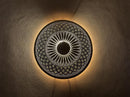 Moroccan Brass wall lamp, Round Mandala Sconce Light, Brass Wall Sconce Lighting, Bathroom Sconces, Kitchen & Outdoor Wall Lights
